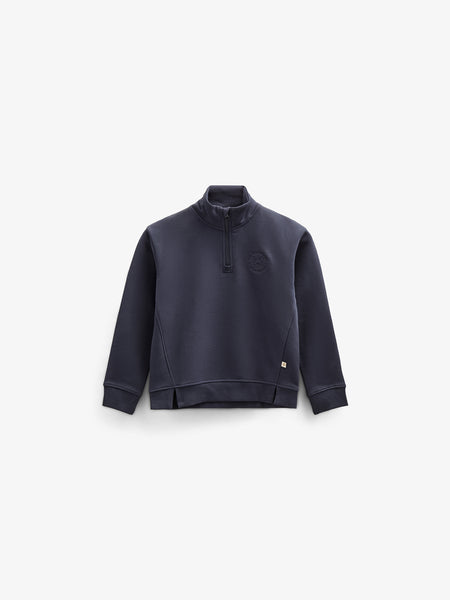 Half Zip Sweatshirt - Tween - Navy | 100807 Tristan