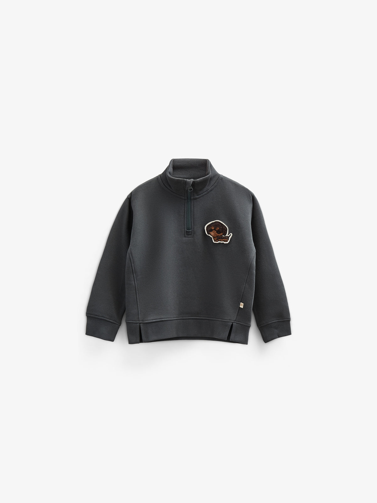 Half Zip Sweatshirt - Kids - Forest Green | 100810 Tristan