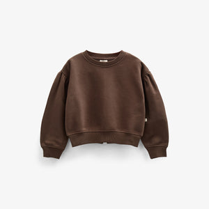 Bow Detail Sweatshirt - Tween - Chocolate | 100815 Ruth