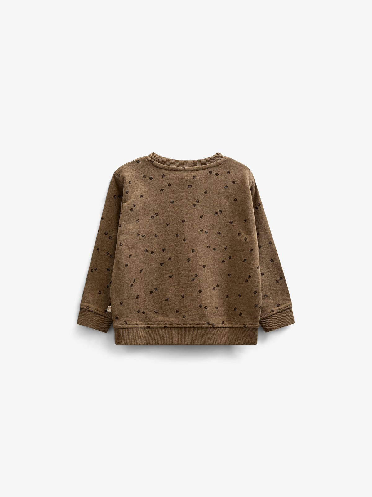 Jersey Crewneck with Print - Kids - Coffe Melange | 100821 Tyler