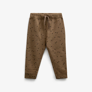 Jersey Joggers with Print - Kids - Coffe Melange | 100823 Tyler
