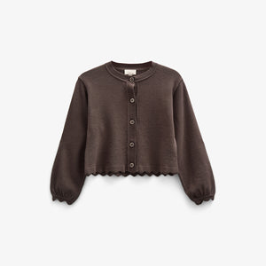 Cardigan - Tween - Chocolate | 100827 Nicole