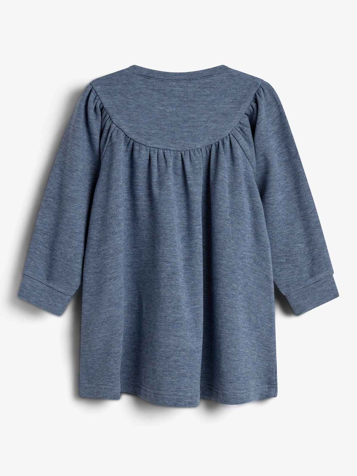 Plush Jersey Dress - Little - Blue Melange