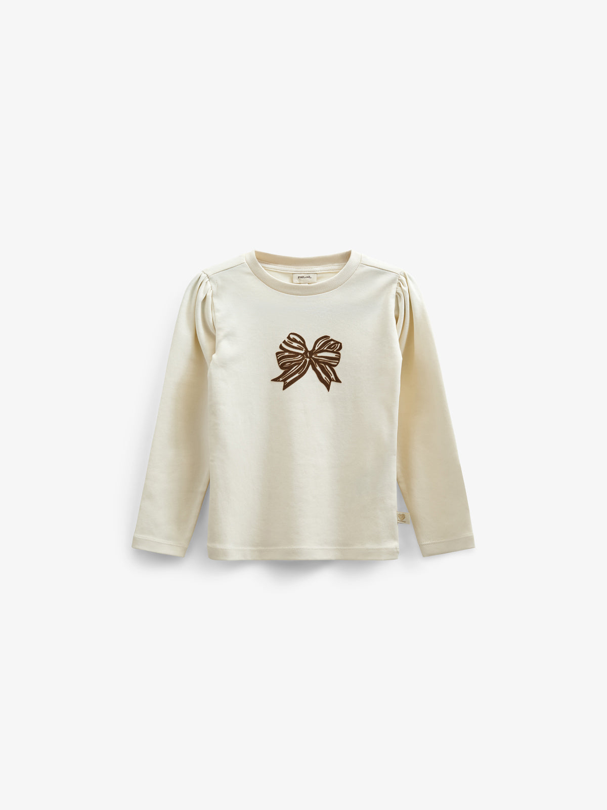 Long Sleeve Slub Jersey T-Shirt - Tween - Off White | 100849 Kendell
