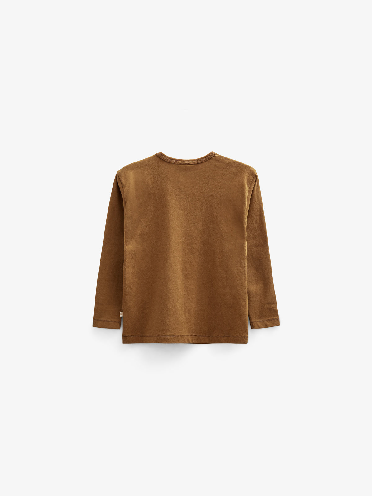 long sleeve T-shirt with Embroidery - Tween - Walnut | 100855 Brandon