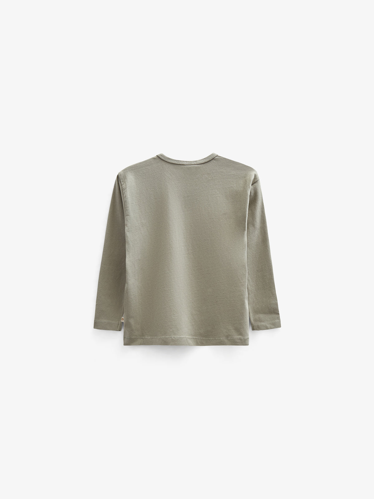 long sleeve T-shirt with Embroidery - Tween - Dusty Green | 100857 Brandon