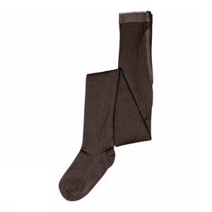 MP Wool Rib Tights - All - Chocolate Melange | 100878 MP Wool tights