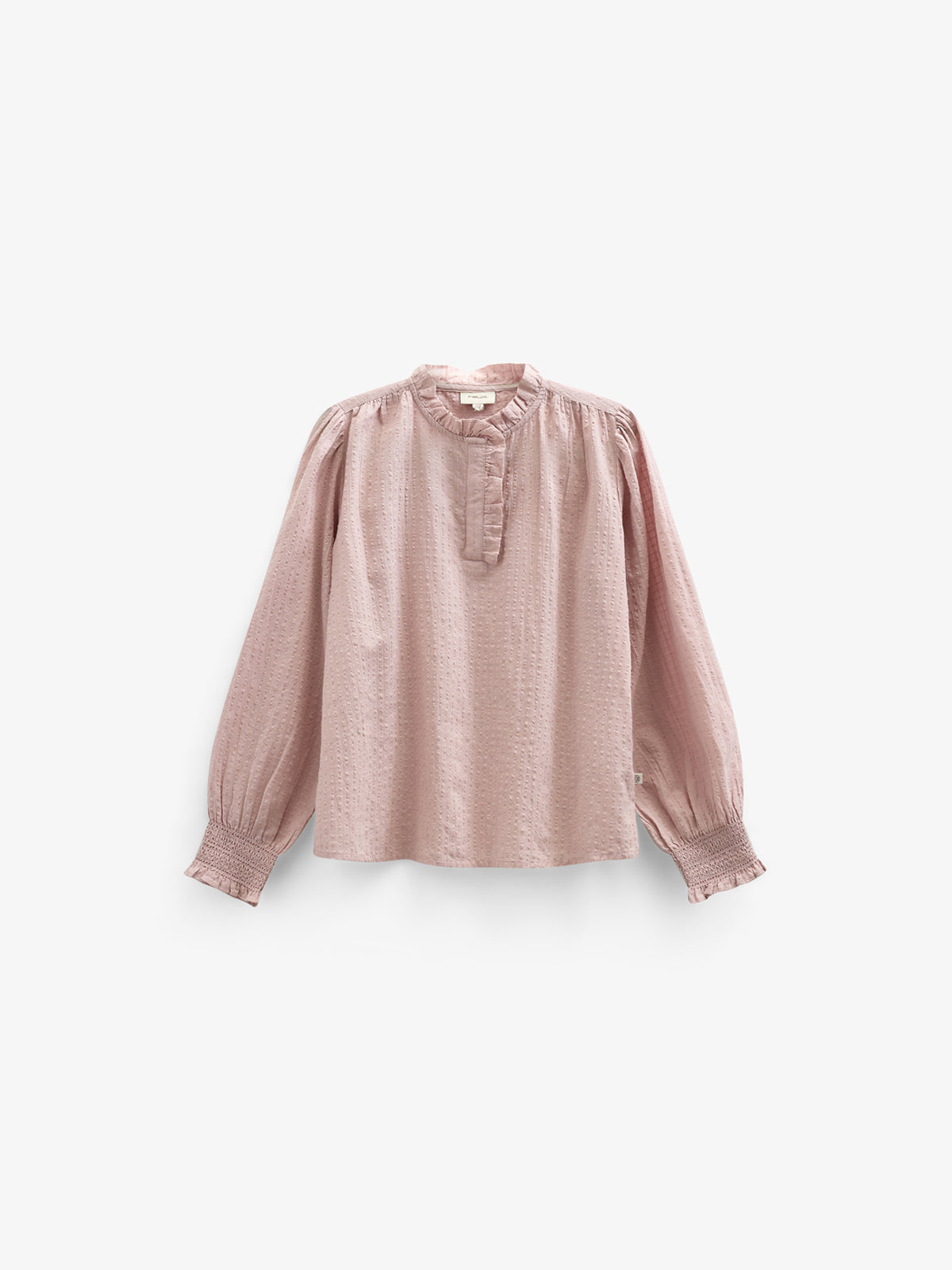 Cotton Blouse with Placket - Tween - Rose | 100881 Claire