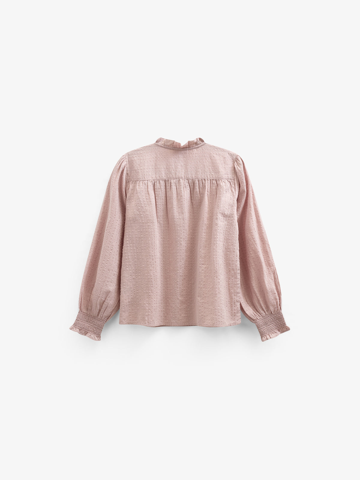 Cotton Blouse with Placket - Tween - Rose | 100881 Claire