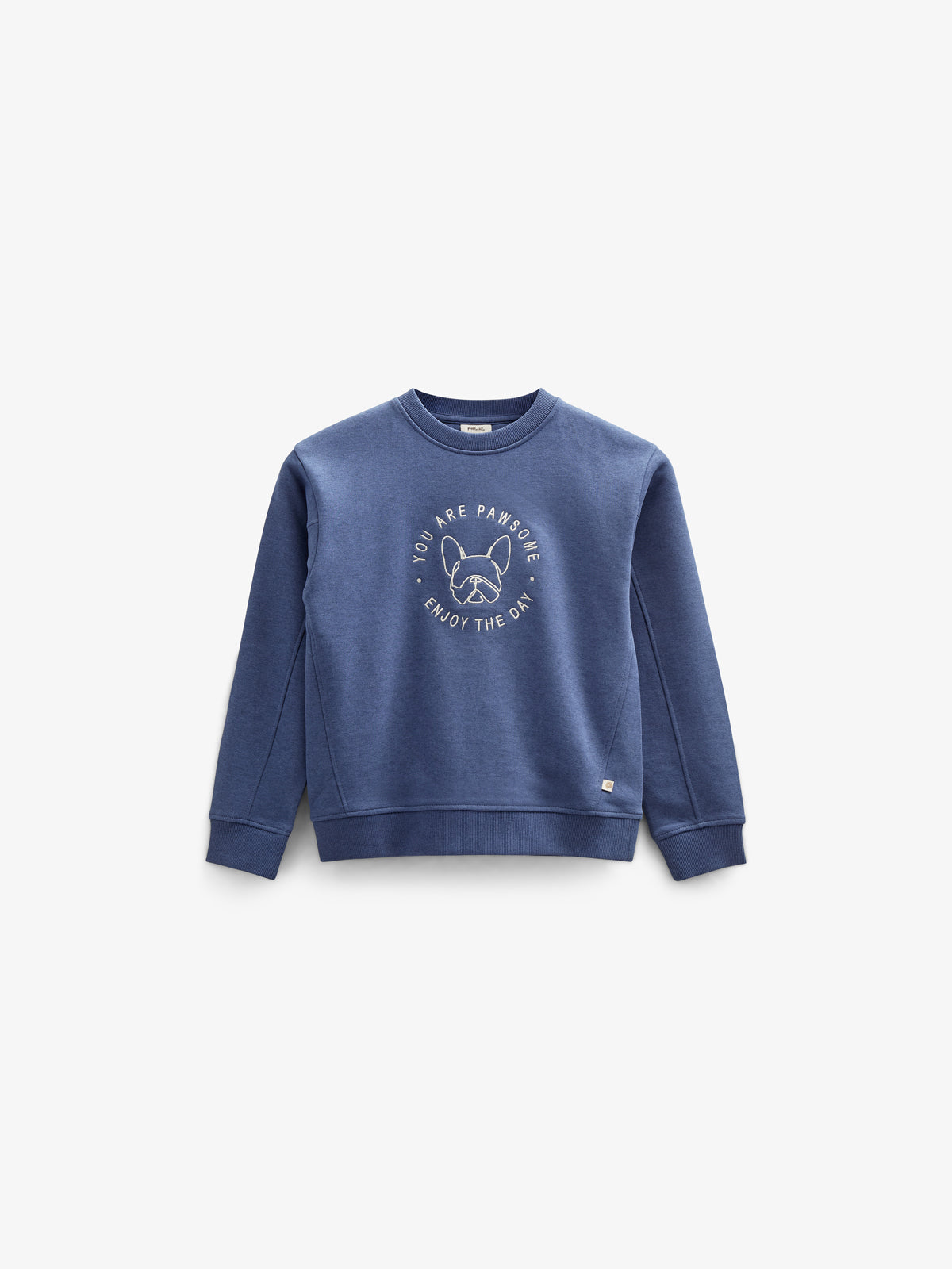 Crewneck Sweatshirt - Tween - Indigo Blue Melange | 100889 Justin