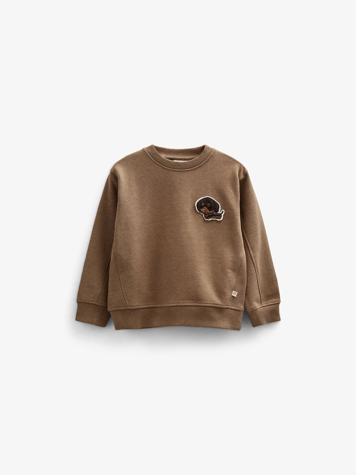 Crewneck Sweatshirt - Kids - Coffe Melange | 100890 Justin