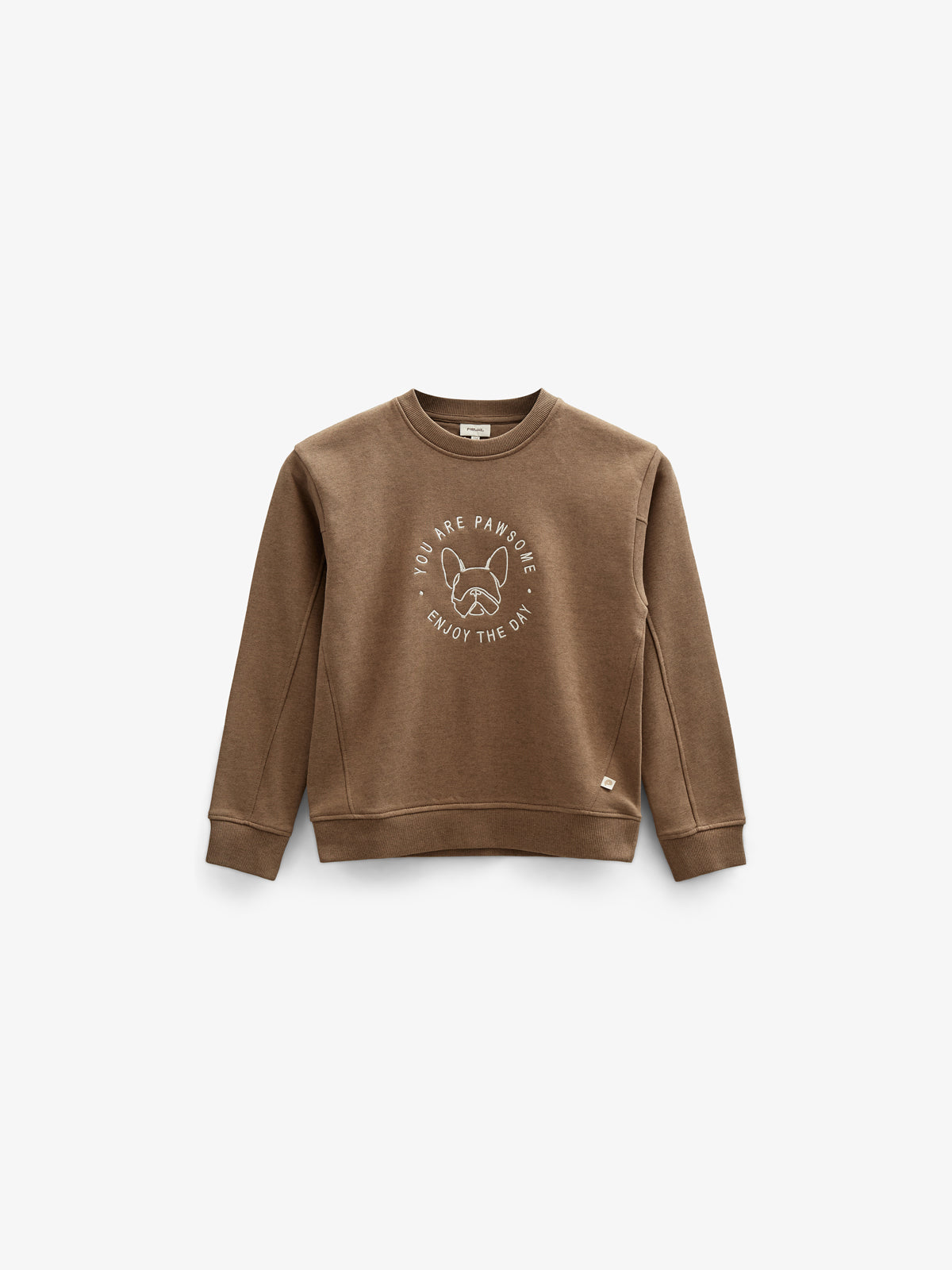 Crewneck Sweatshirt - Tween - Coffe Melange | 100891 Justin