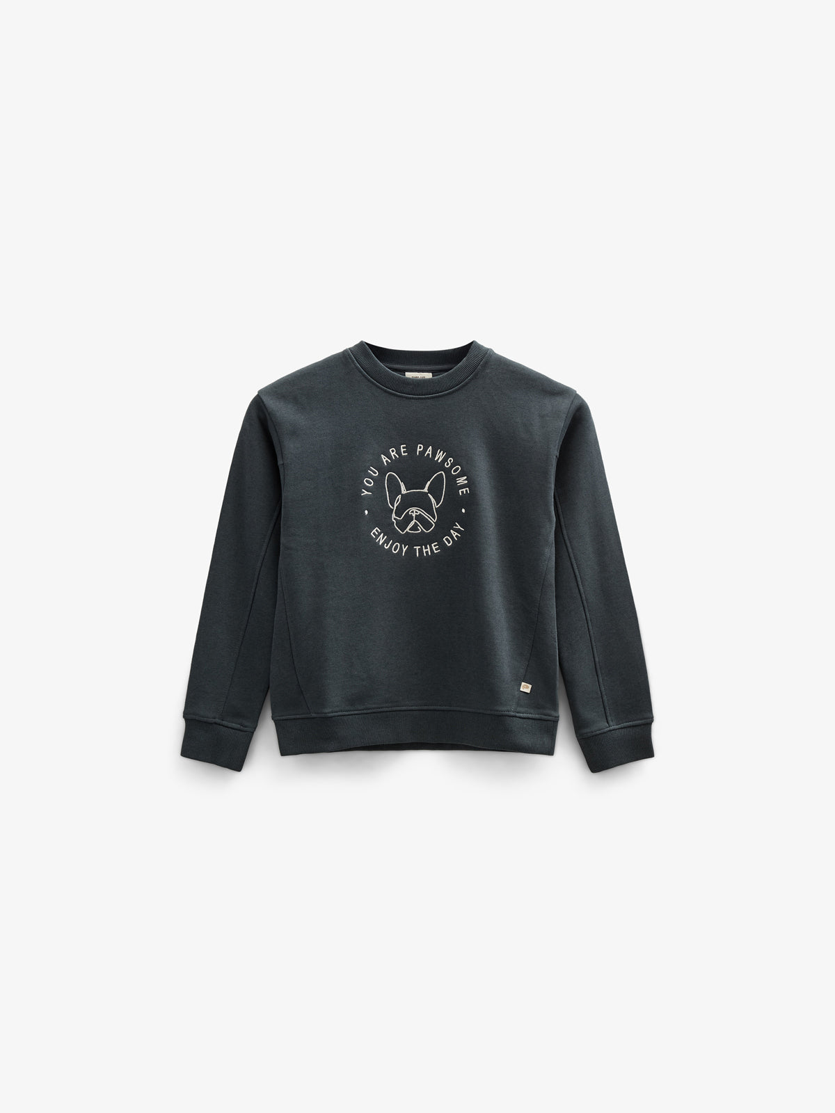 Crewneck Sweatshirt - Tween - Forest Green Melange | 100893 Justin