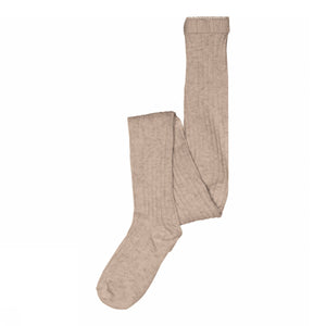 MP Cotton Rib Tights - All - Caffe Latte Melange | 100903 MP Cotton tights
