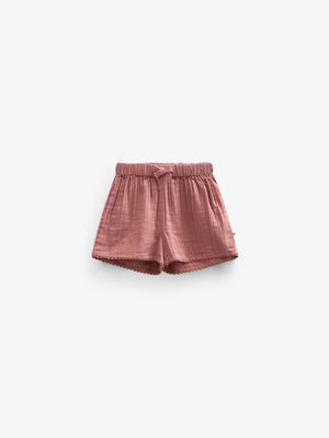 Gauze Shorts - Kids - Old Rose | 100926 Jasmine