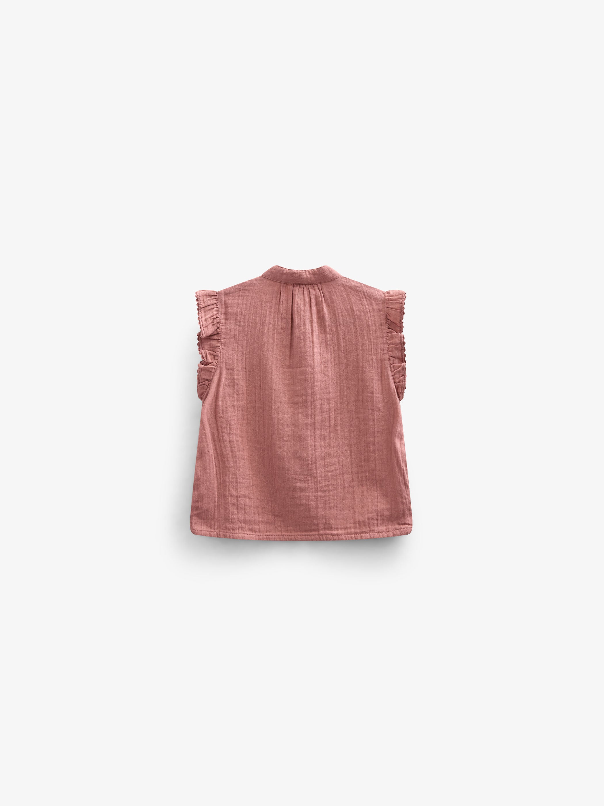 Gauze Sleeveless Top - Kids - Old Rose | 100932 Jasmine