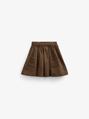 Gauze Skirt - Tween - Dark Brown | 100935 Jasmine