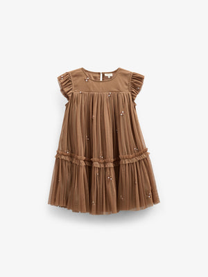 Honeybee Tulle Dress - Tween - Coconut | 100965 Daisy
