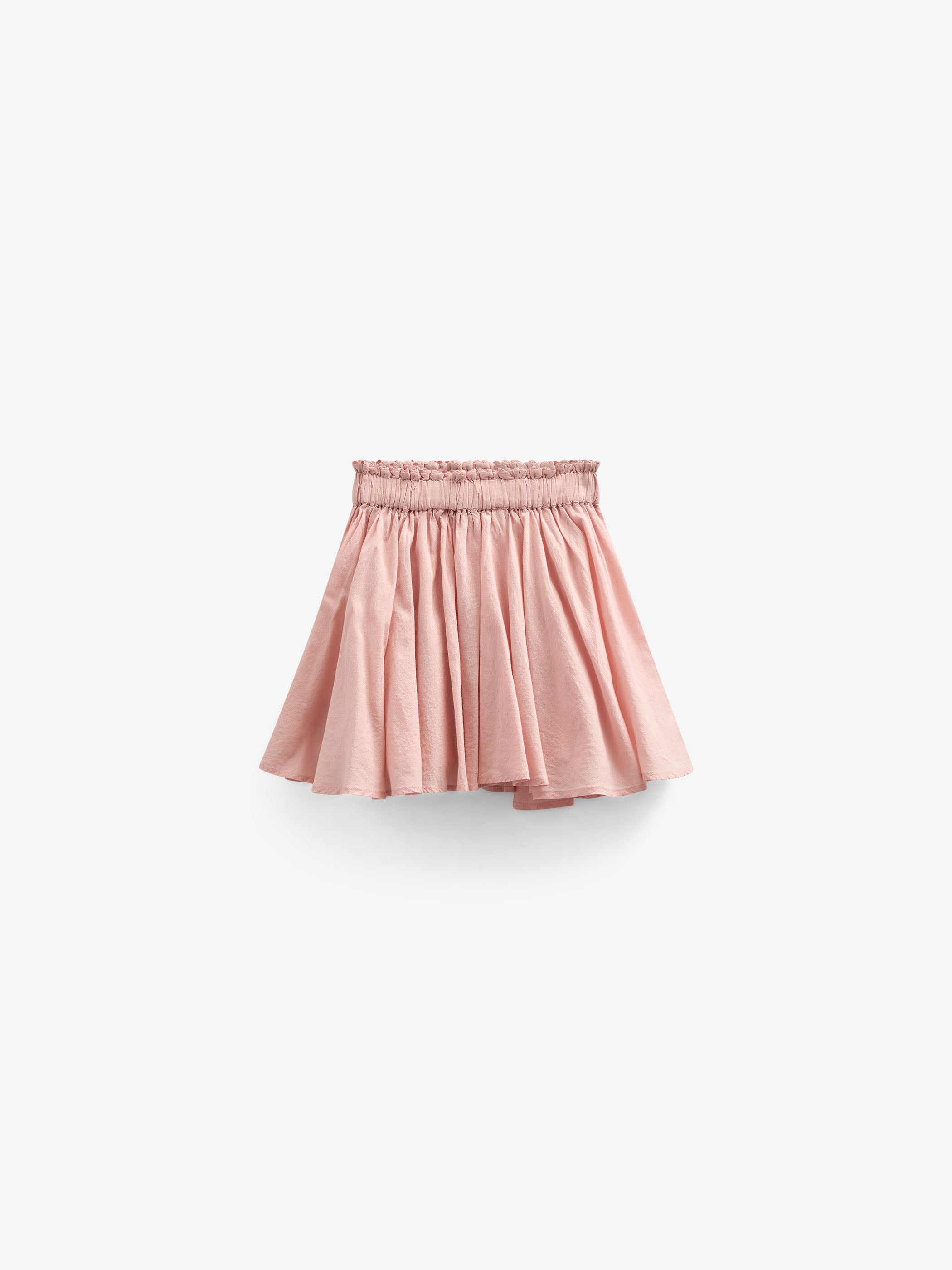 Cotton Skirt with Ric Rac Frill - Kids - Rose Tan | 101037 Alma