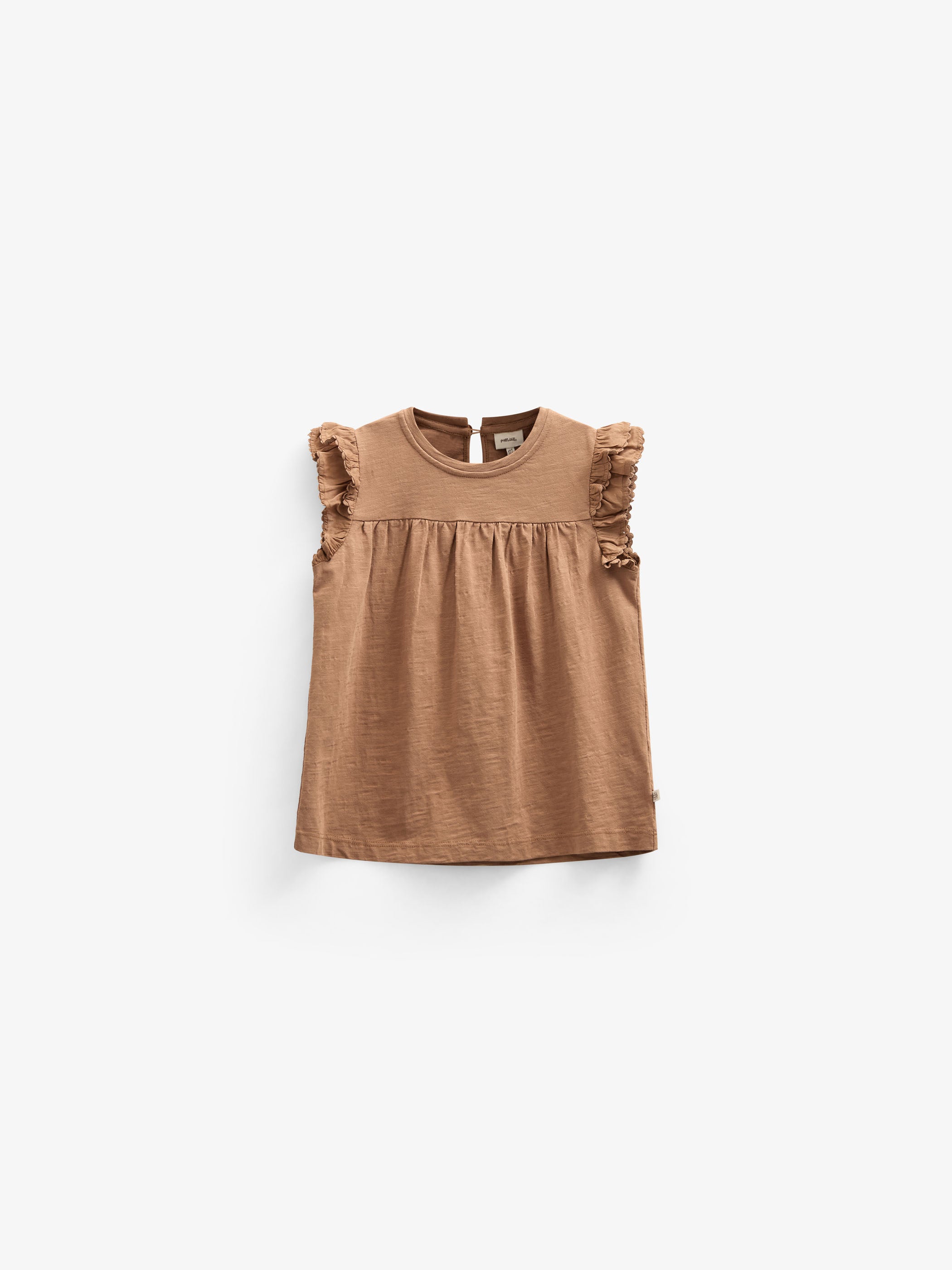 Jersey Blouse with Ric Rac Frill - Kids - Coconut | 101041 Gabriella