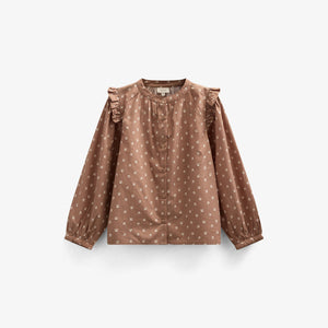 Printed Poplin Shirt Blouse - Tween - Coconut | 101088 Camilla