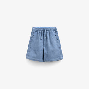 Pull-On Corduroy Shorts - Tween - Dusty Blue | 101101 Tobias