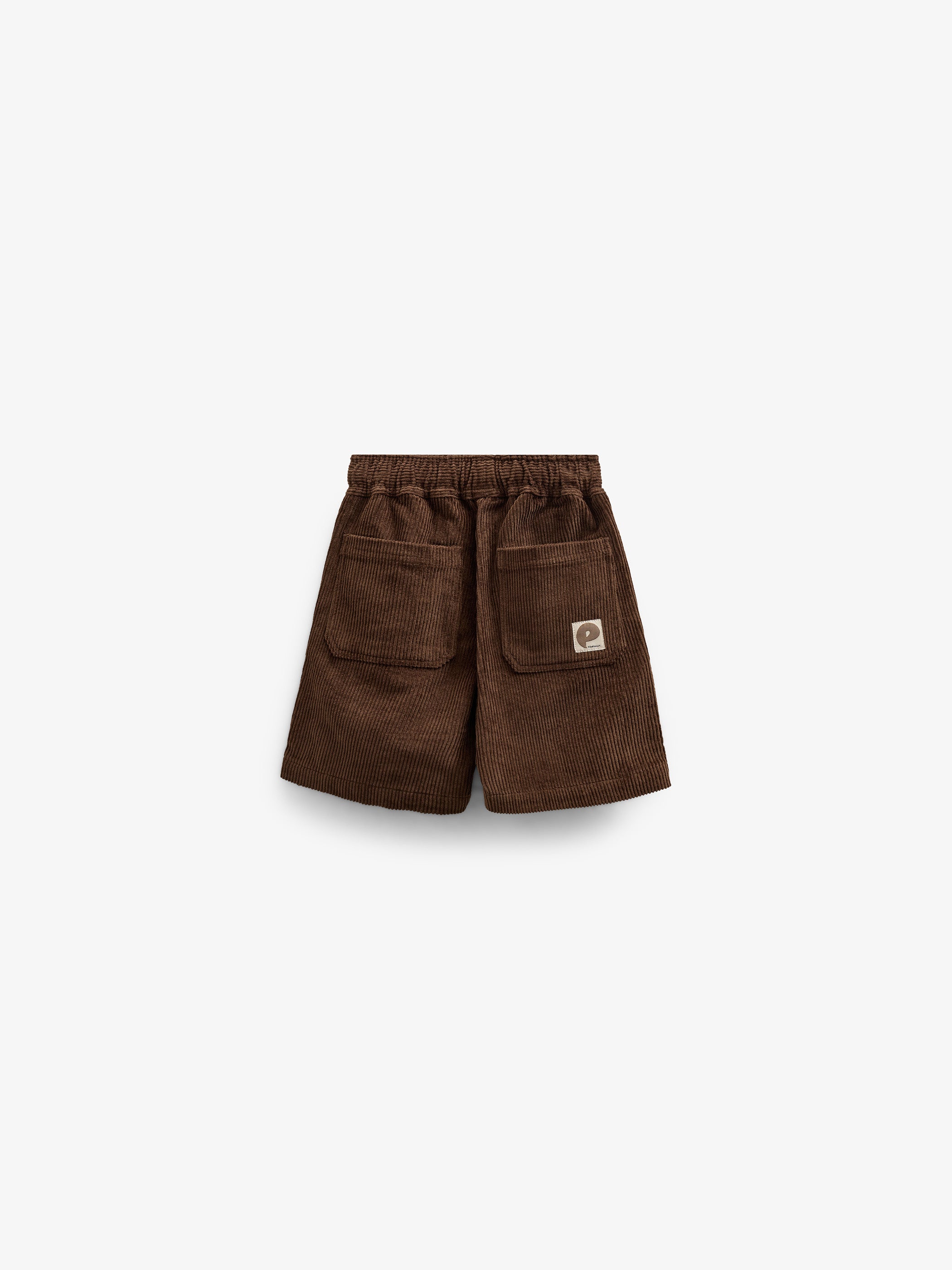 Pull-On Corduroy Shorts - Kids - Dark Brown | 101104 Tobias