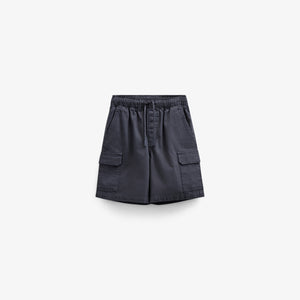 Canvas Cargo Shorts - Kids - Navy | 101122 Isack