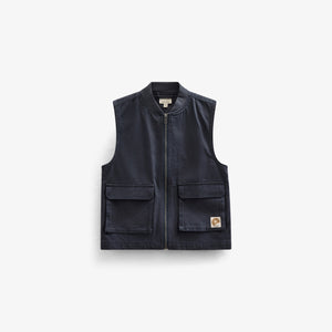 Canvas Cargo Gilet - Kids - Navy | 101130 Isack