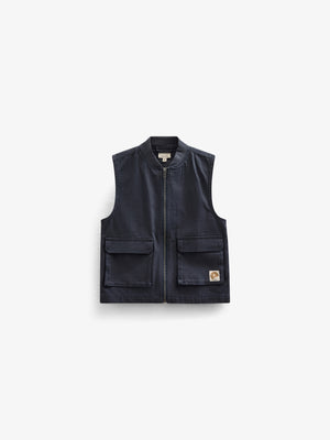 Canvas Cargo Gilet - Tween - Navy | 101131 Isack