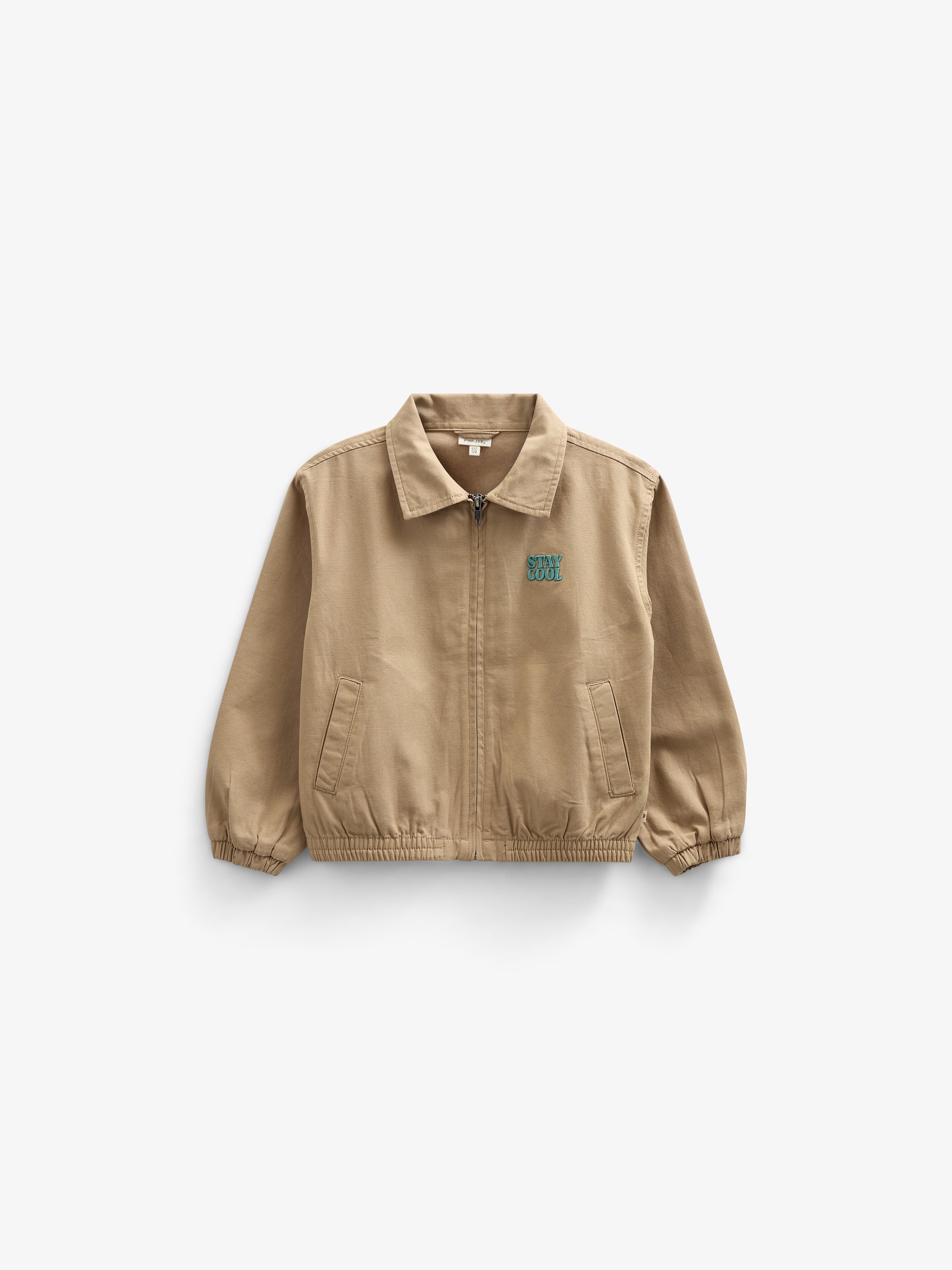 Canvas Bomber Jacket - Tween - Khaki | 101137 Isack