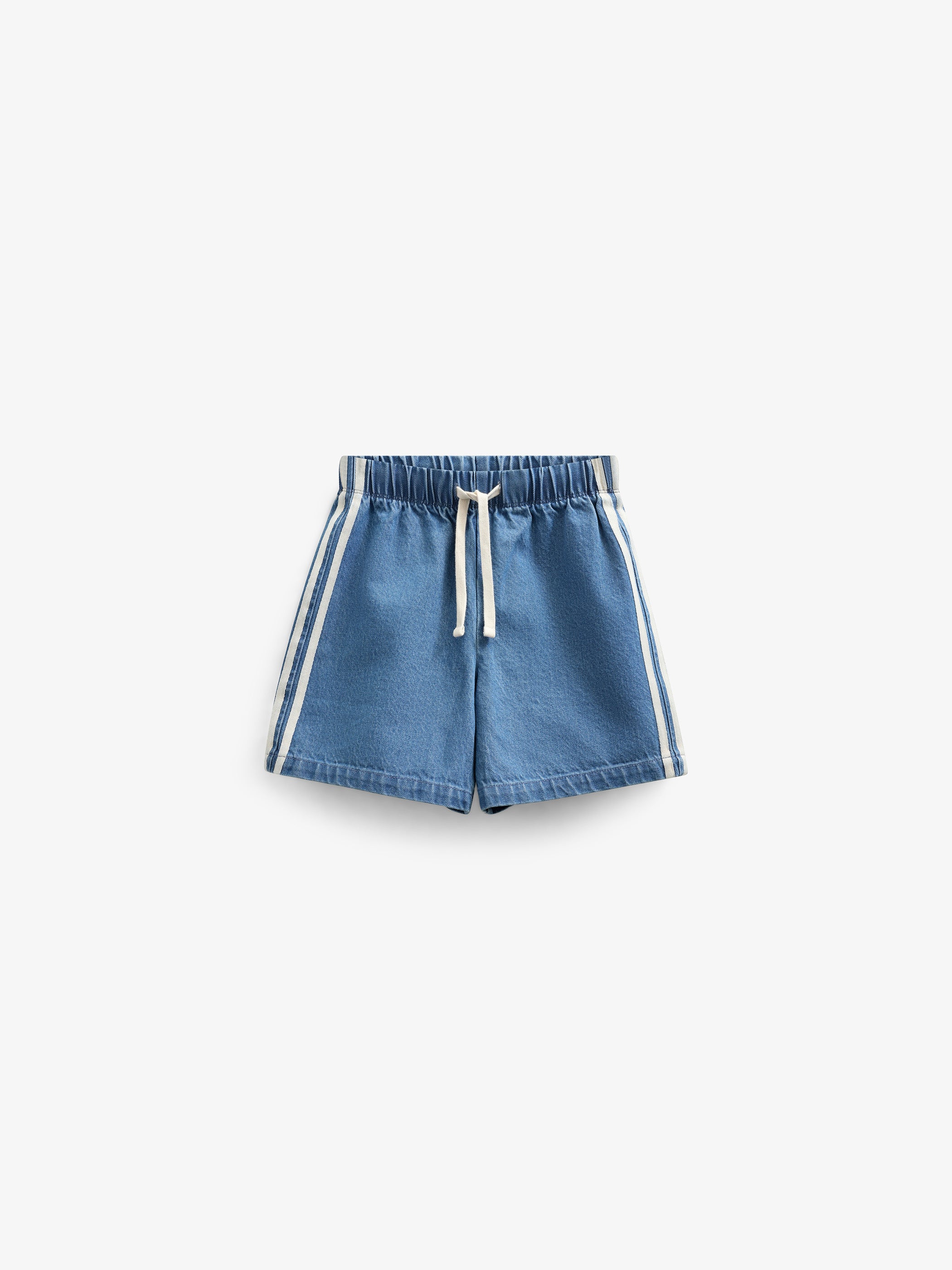 Baggy Denim Shorts with Tape - Tween - Blue Denim | 101143 Callum
