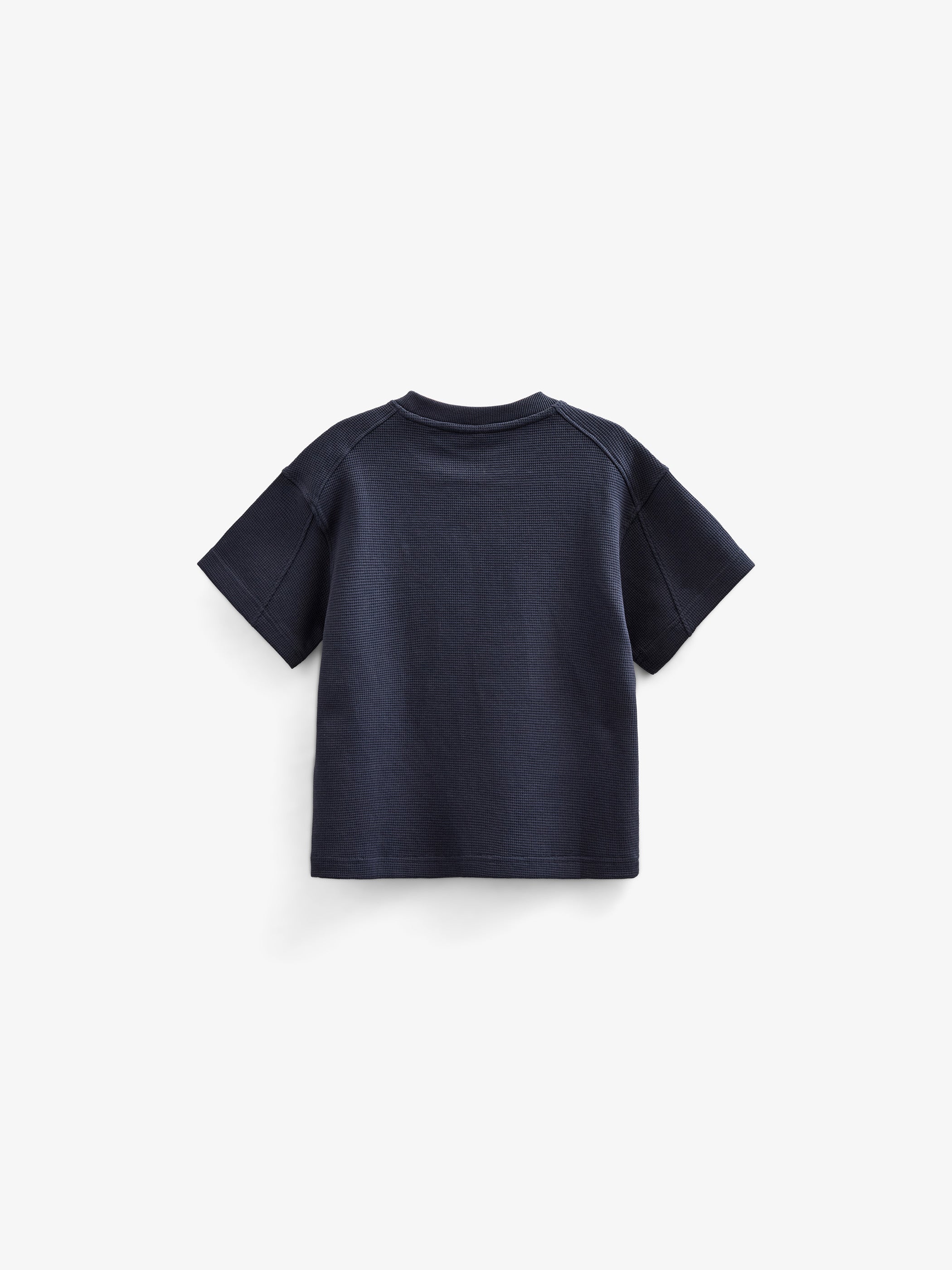 Waffle T-shirt - Tween - Navy | 101153 Evan