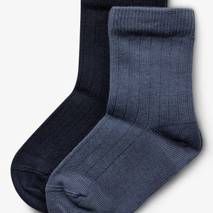 Socks 2-pack - Little - Navy/Vintage Blue