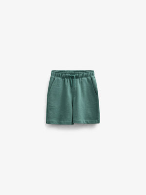 Textured Jersey Shorts - Kids - Tropical Green | 101219 Sonny