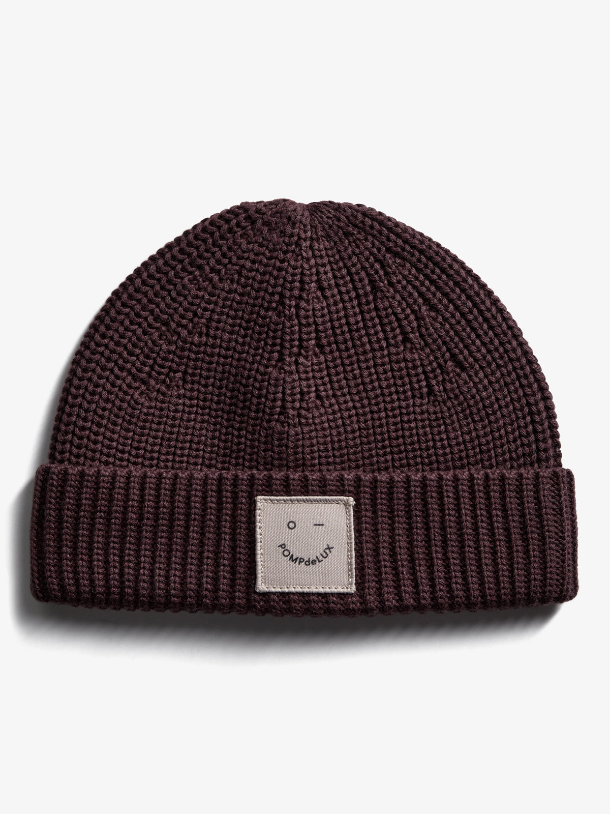 Ribbed Knit Beanie - Little - Dark Purple