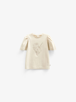 T-shirt With Embroidery - Tween - Offwhite | 101236 Amanda