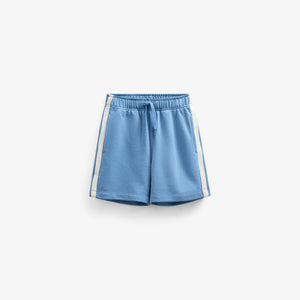 Sweat Shorts with Tape - Kids - Dusty Blue | 101261 Carter