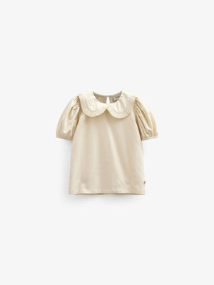 Jersey Blouse with Collar - Tween - OffWhite | 101278 Nini