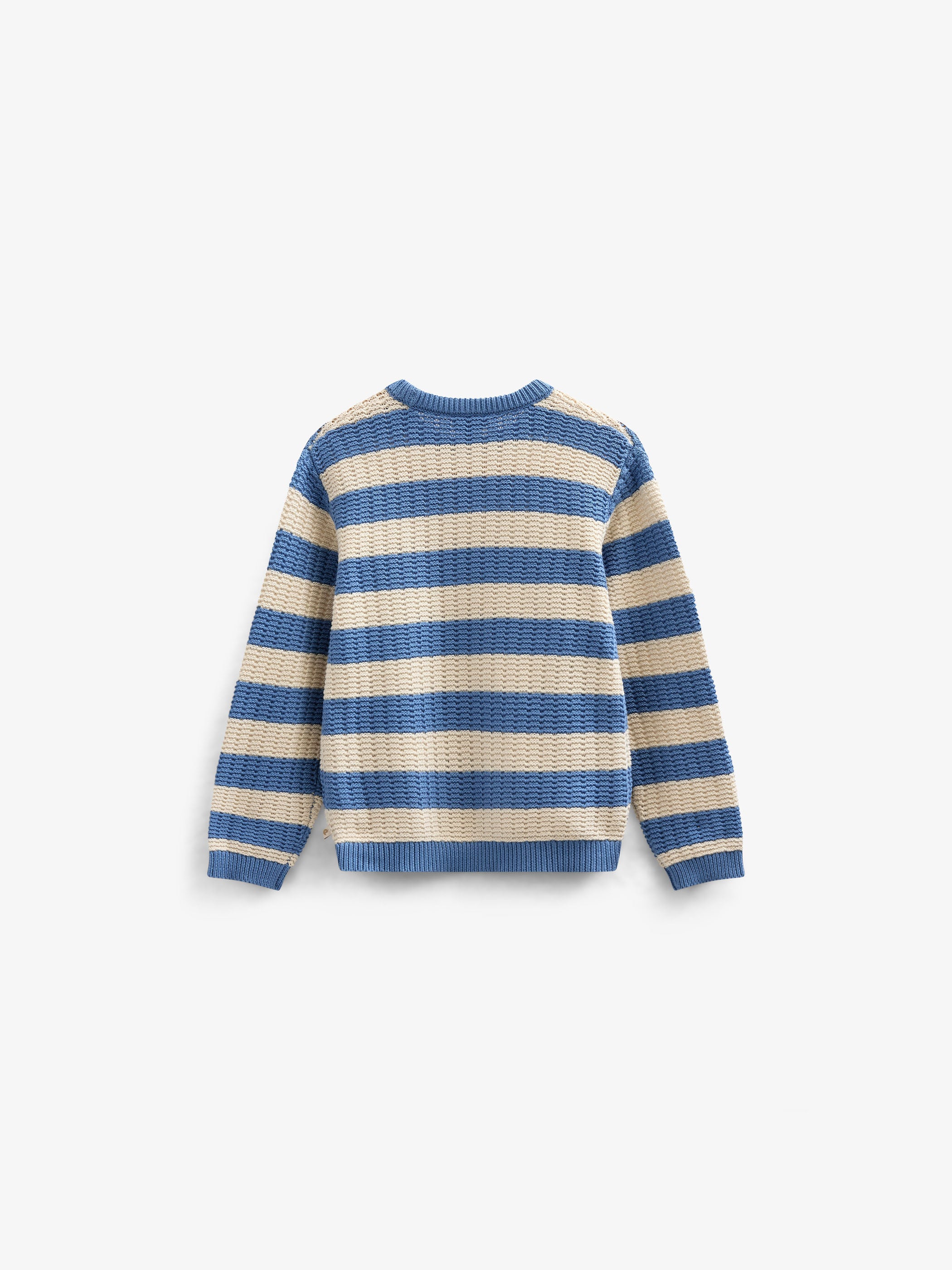 Knit Striped - Tween - Dusty Blue / Offwhite | 101284 Brady
