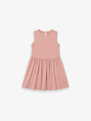 Modal Rib Sleeveless Dress - Kids - Rose Tan | 101296 Lottie