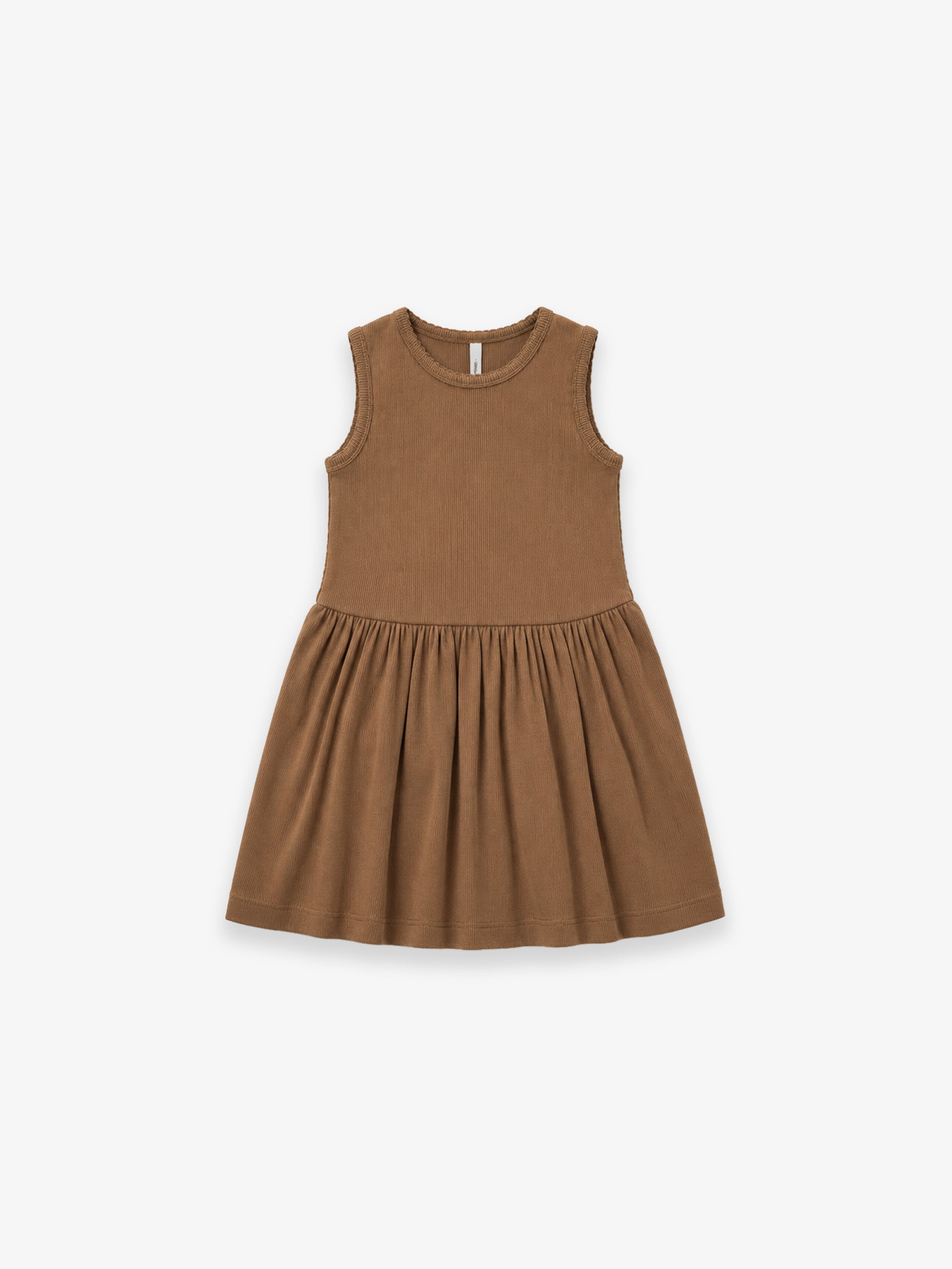 Modal Rib Sleeveless Dress - Kids - Coconut | 101297 Lottie
