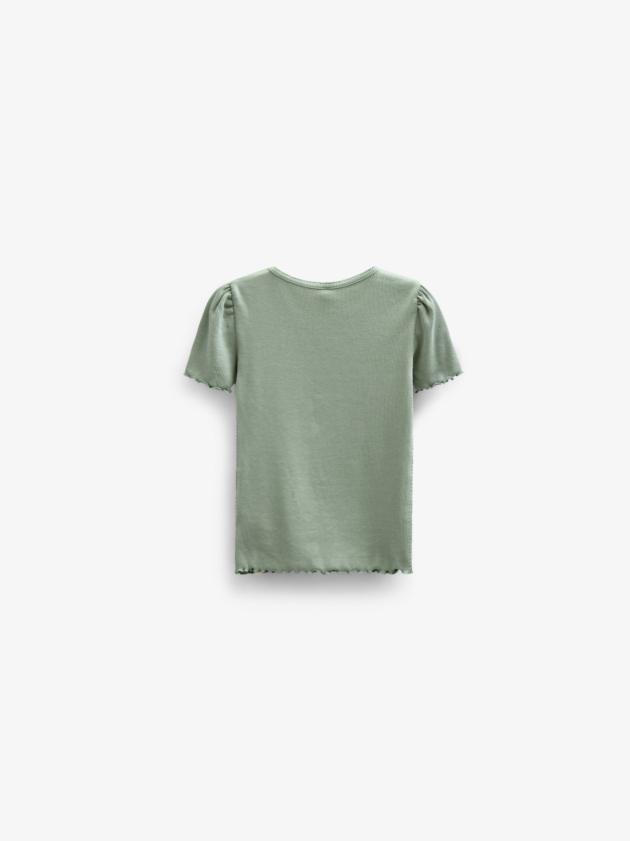 Modal Rib T-shirt - Tween - Dusty Green | 101303 Lottie