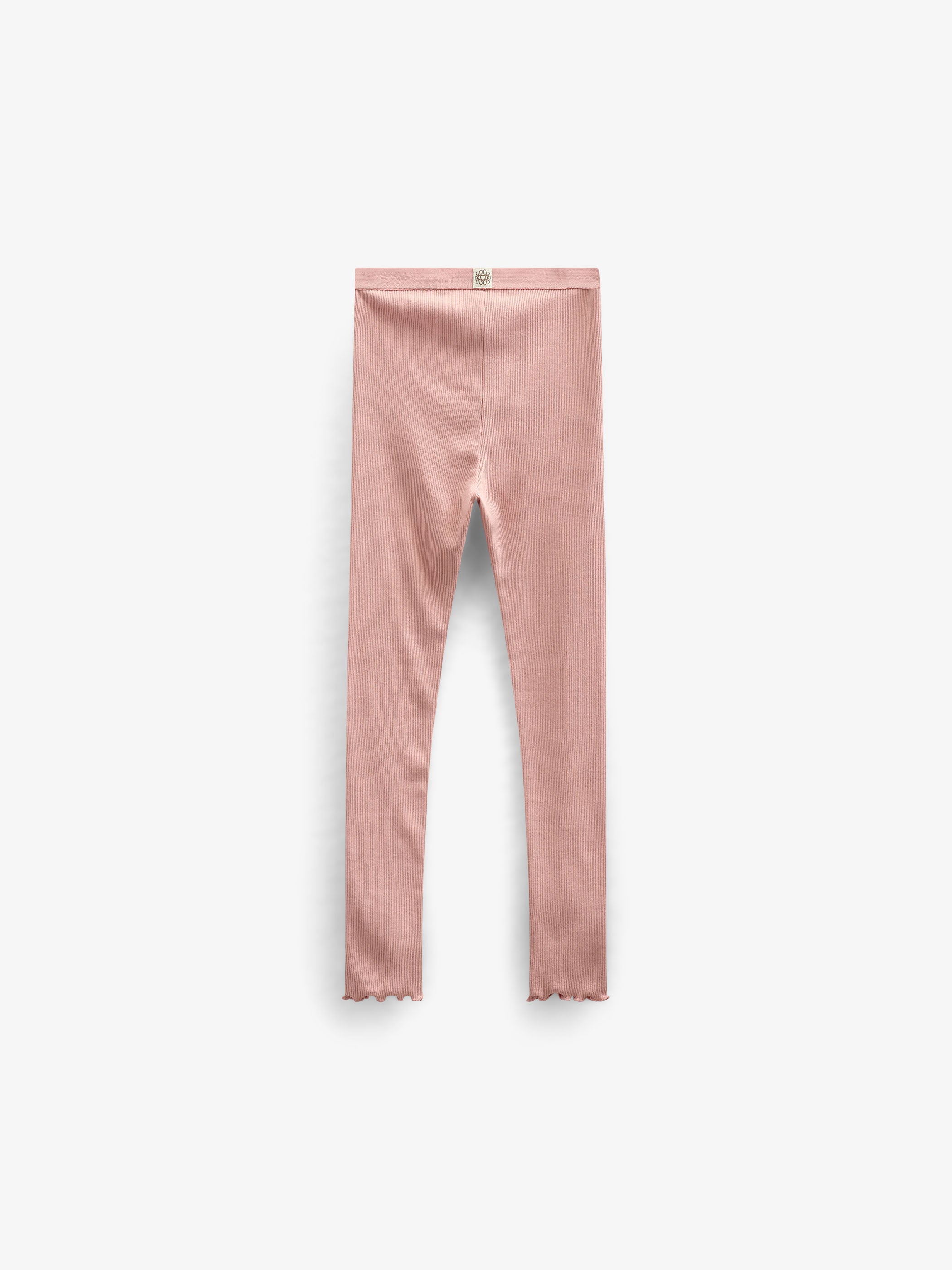 Modal Rib Leggings - Kids - Rose Tan | 101322 Lottie