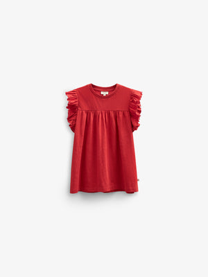 Jersey Blouse - Tween - Cherry Red | 101329 Lucia