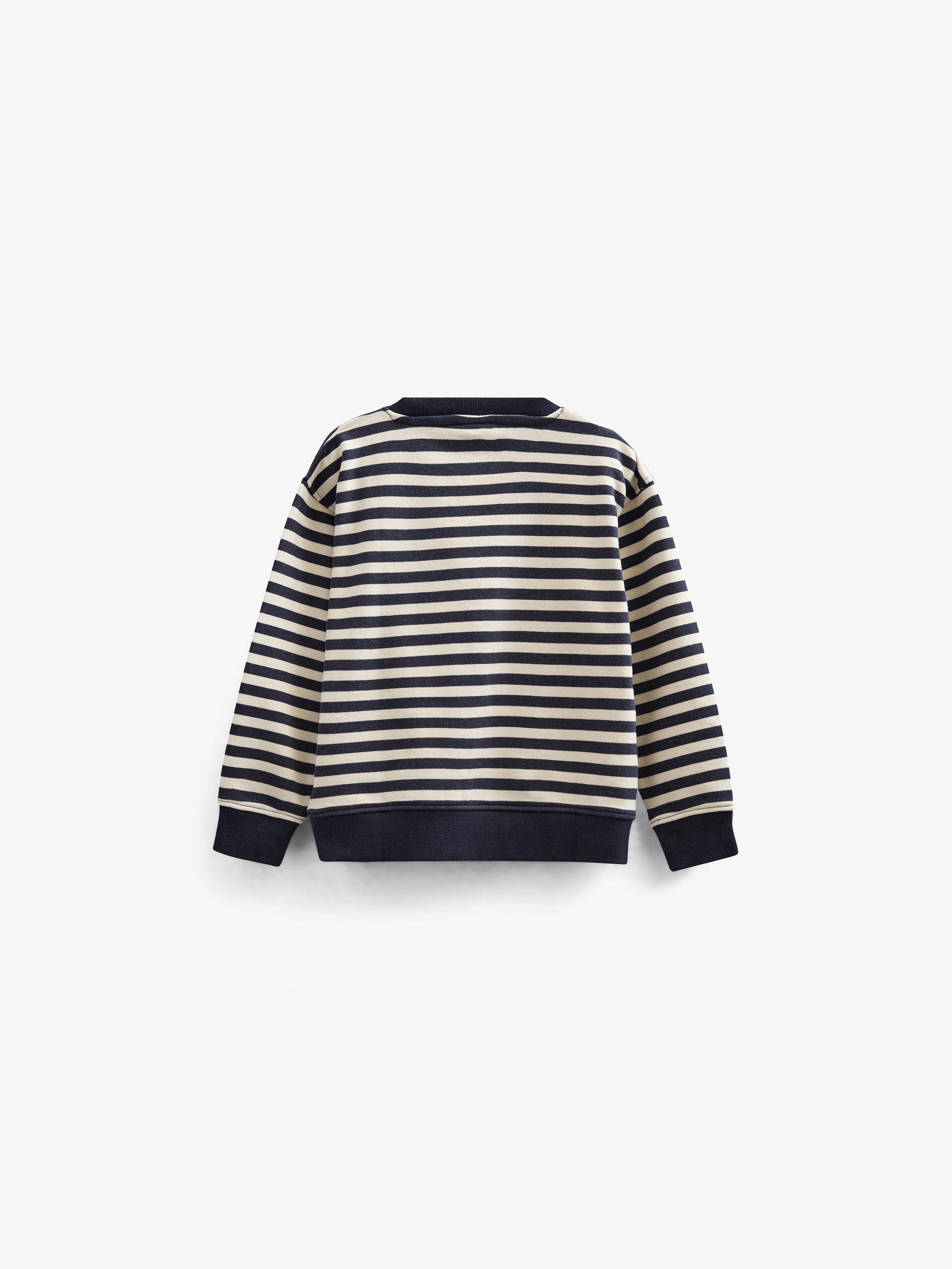 Striped Crewneck Sweatshirt - Tween - Navy Stripe | 101345 Cole