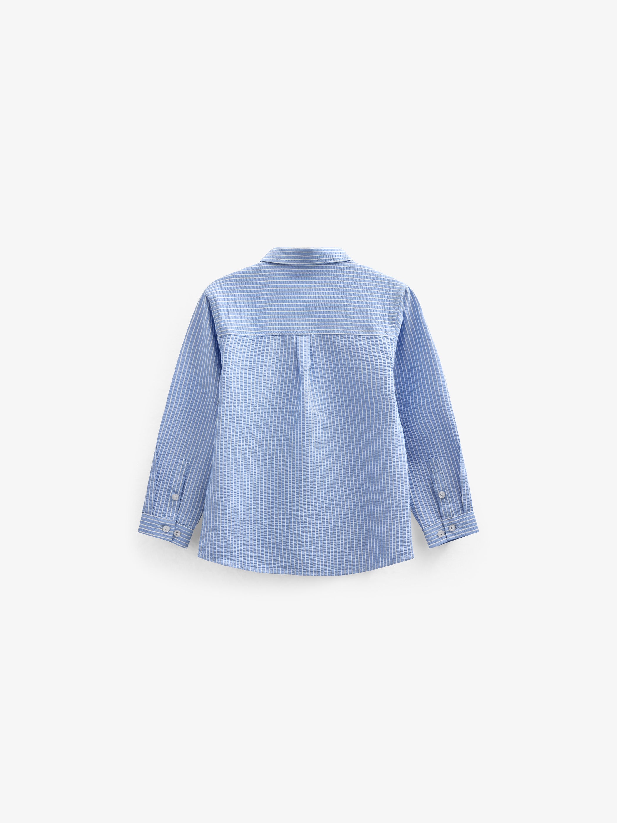 Striped Seersucker Shirt - Tween - Blue Stripe | 101347 Patrick