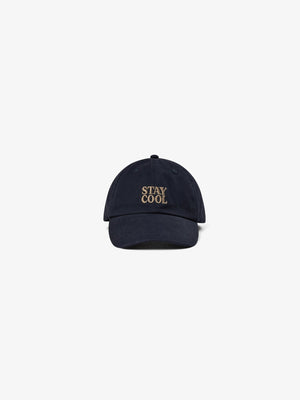 Stay Cool Canvas Cap - Kids - Navy | 101401 Owen