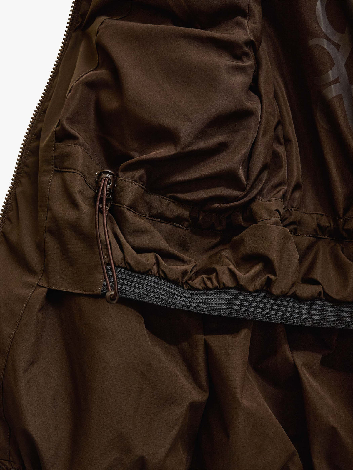 Winter Puffer Jacket with Drawstring - Tween - Dark Brown | 101414 Elenor