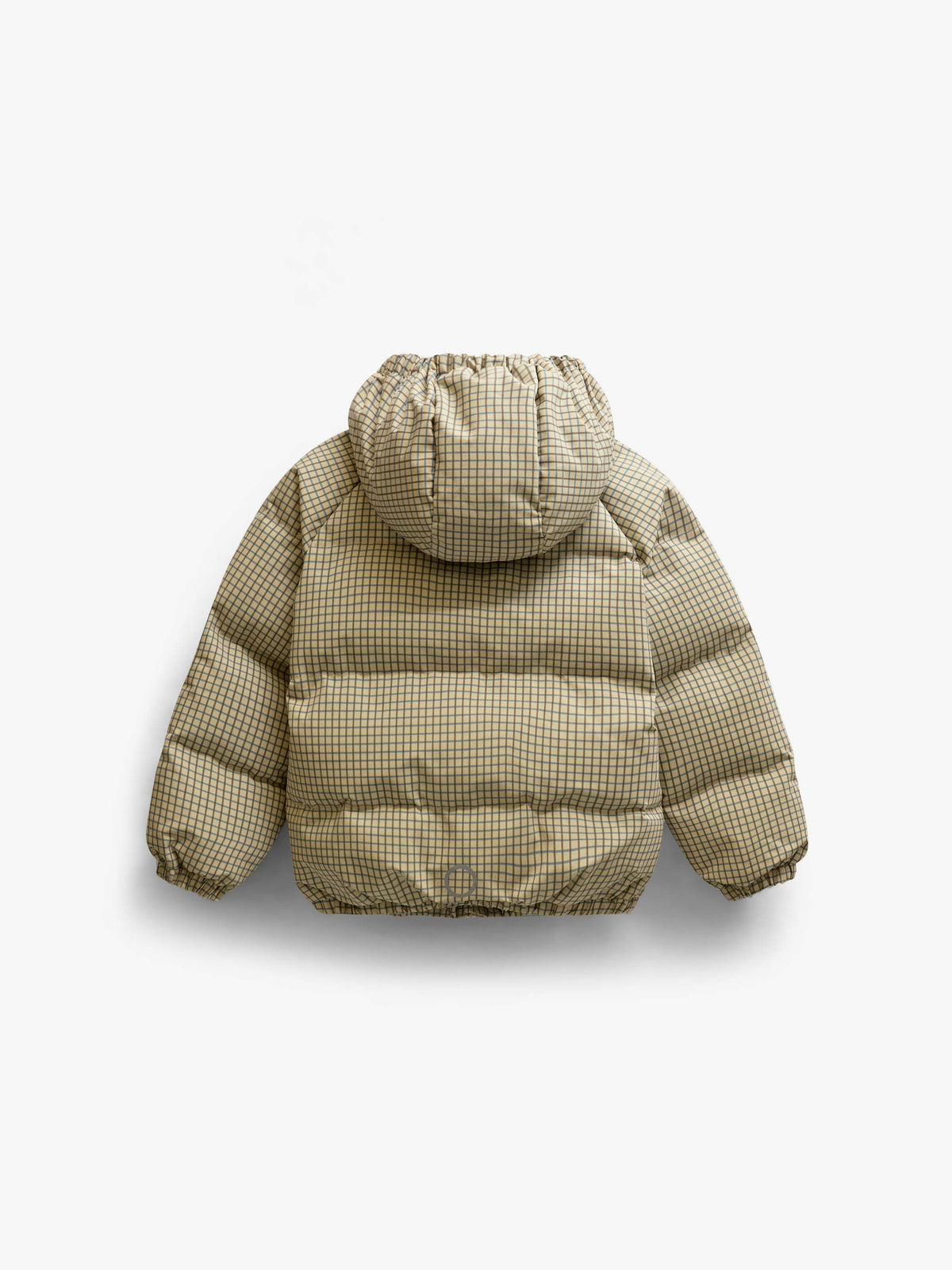Checked Puffer Jacket - Kids - Brown | 101422 Riley